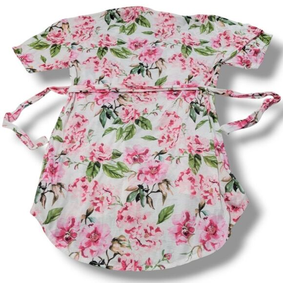 Show Me Your Mumu Robe OS One Size Sleepwear Robe Kimono Multicolor Floral Print - Picture 4 of 5